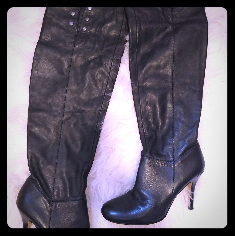 Nine West black knee high boots